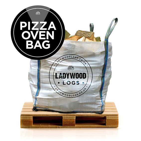 Pizza Oven Silver Birchwood Log Bulk Bag